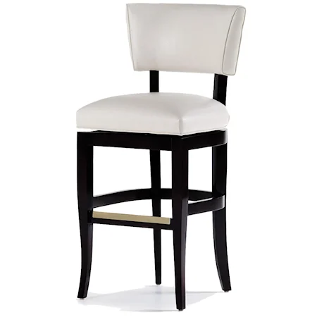 Maxine Swivel Barstool with Footrest